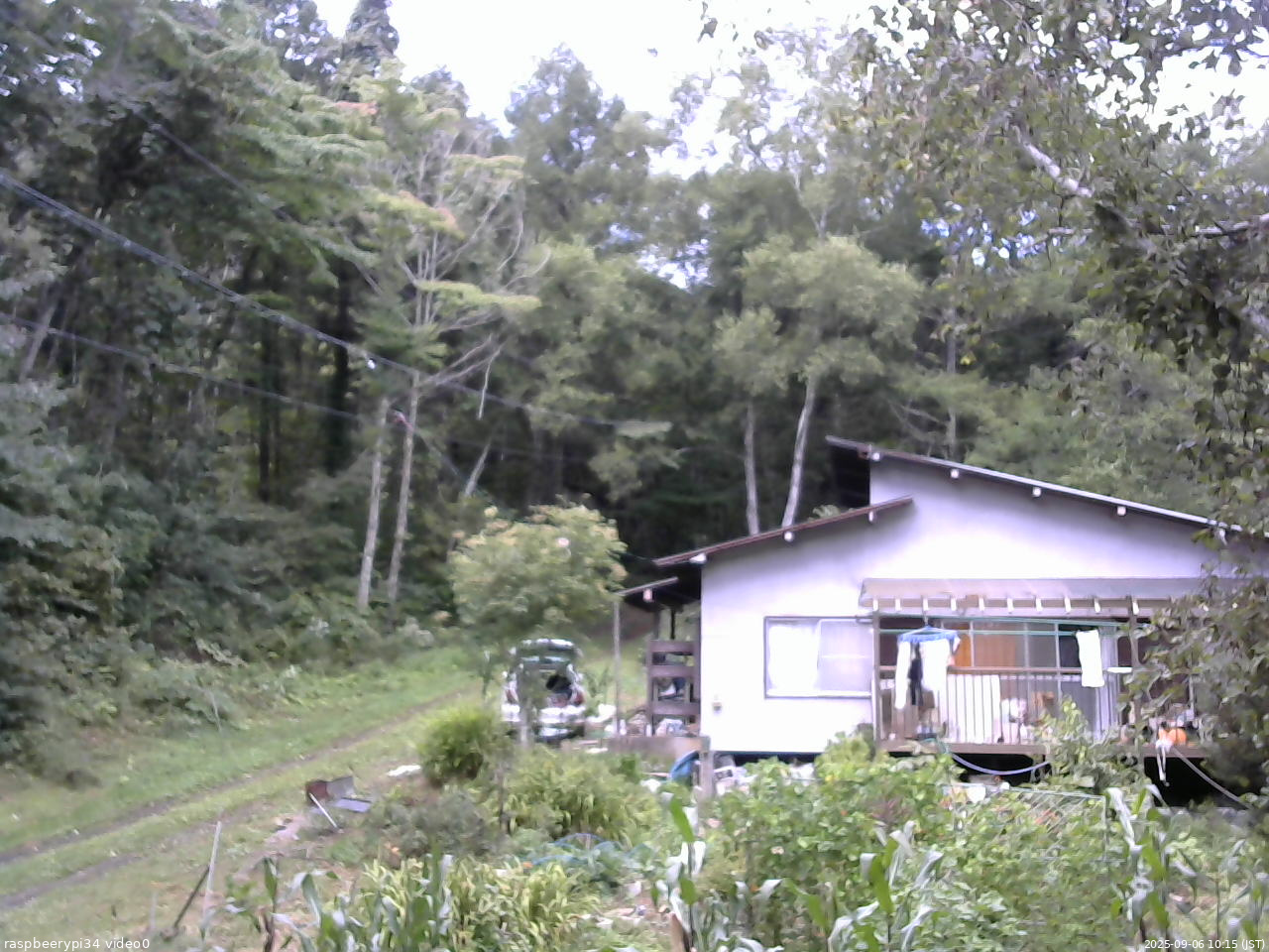 長野県菅平高原 ゆたか山荘 西側(坂上) 2025/09/06 10:15