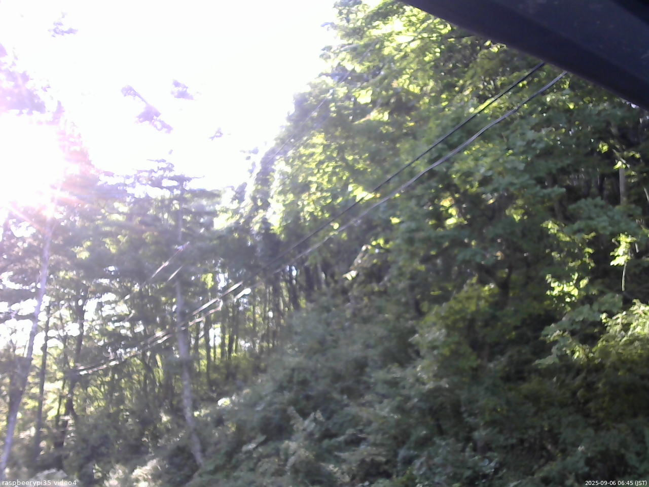 長野県菅平高原 ゆたか山荘 東側上空 2025/09/06 06:45