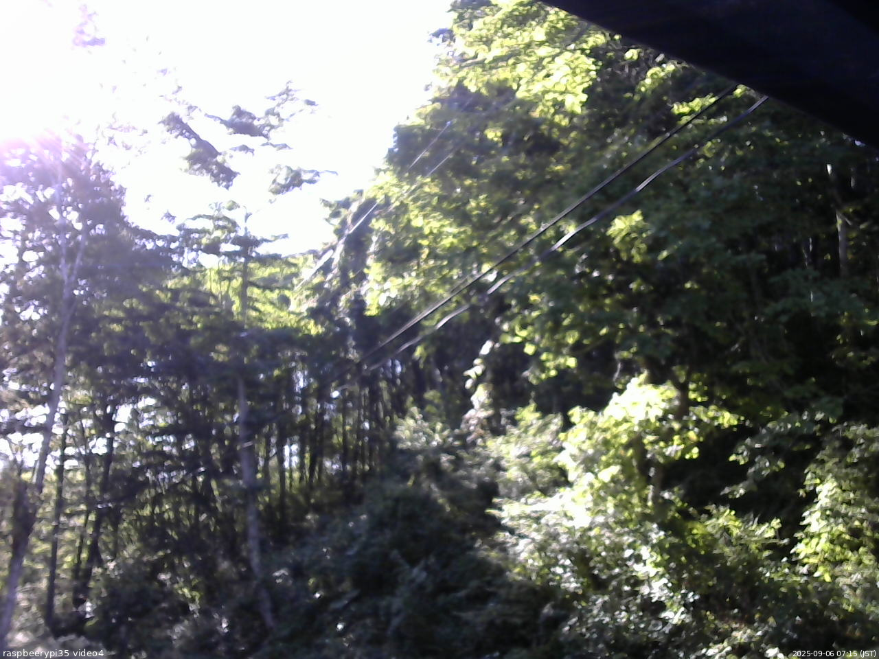 長野県菅平高原 ゆたか山荘 東側上空 2025/09/06 07:15