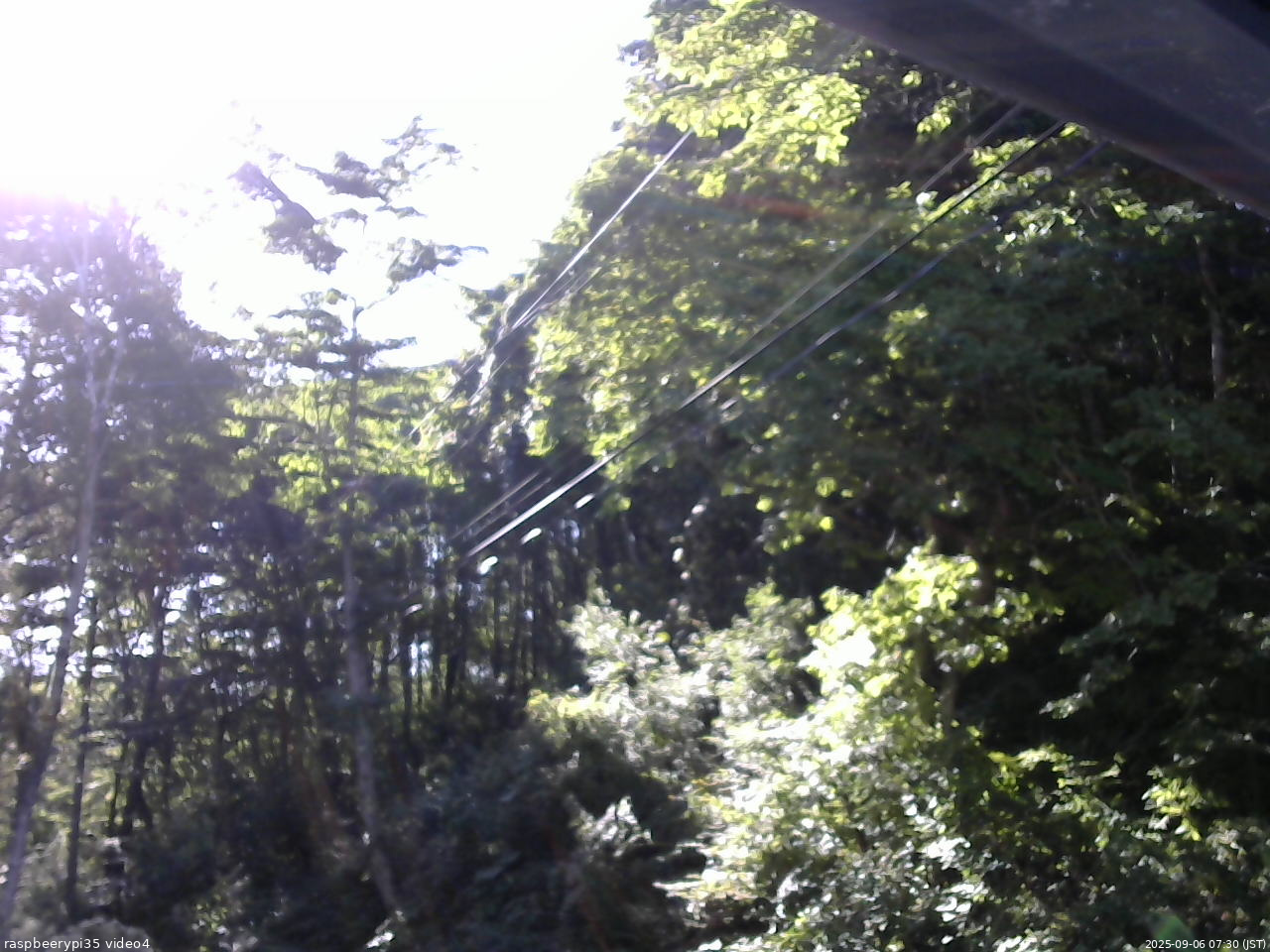 長野県菅平高原 ゆたか山荘 東側上空 2025/09/06 07:30