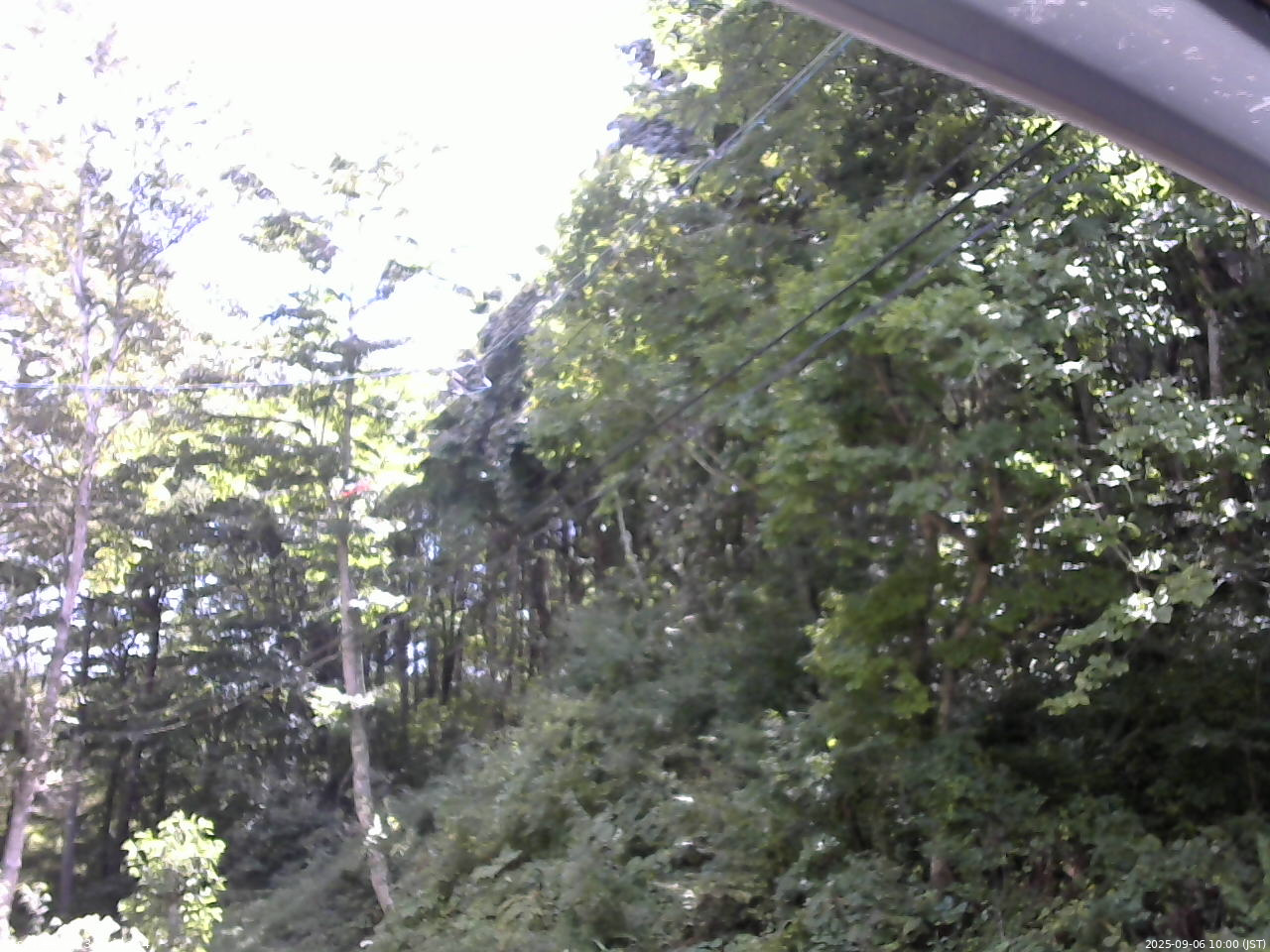 長野県菅平高原 ゆたか山荘 東側上空 2025/09/06 10:00