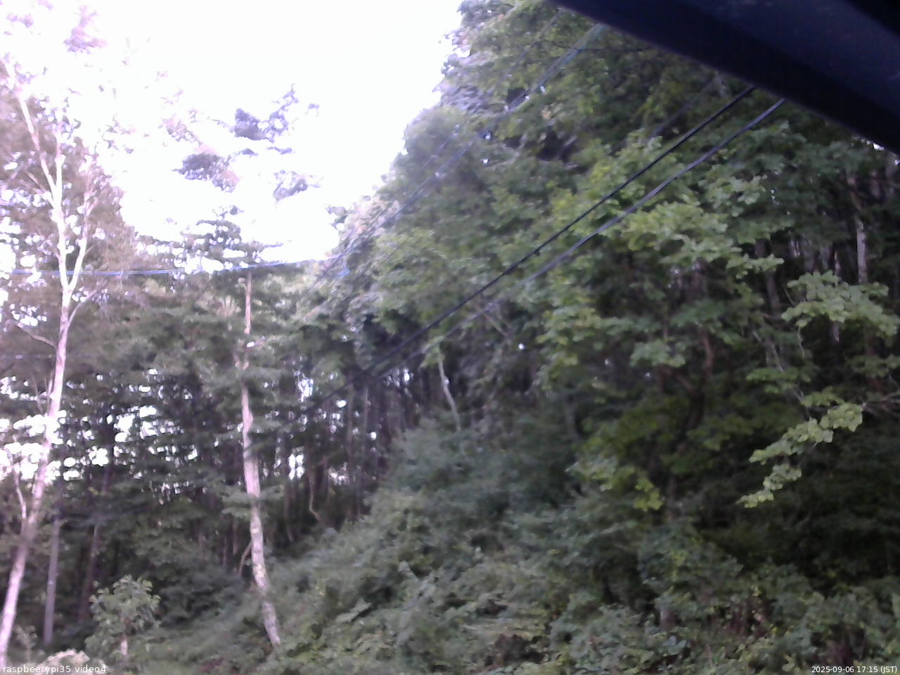長野県菅平高原 ゆたか山荘 東側上空 2025/09/06 17:15