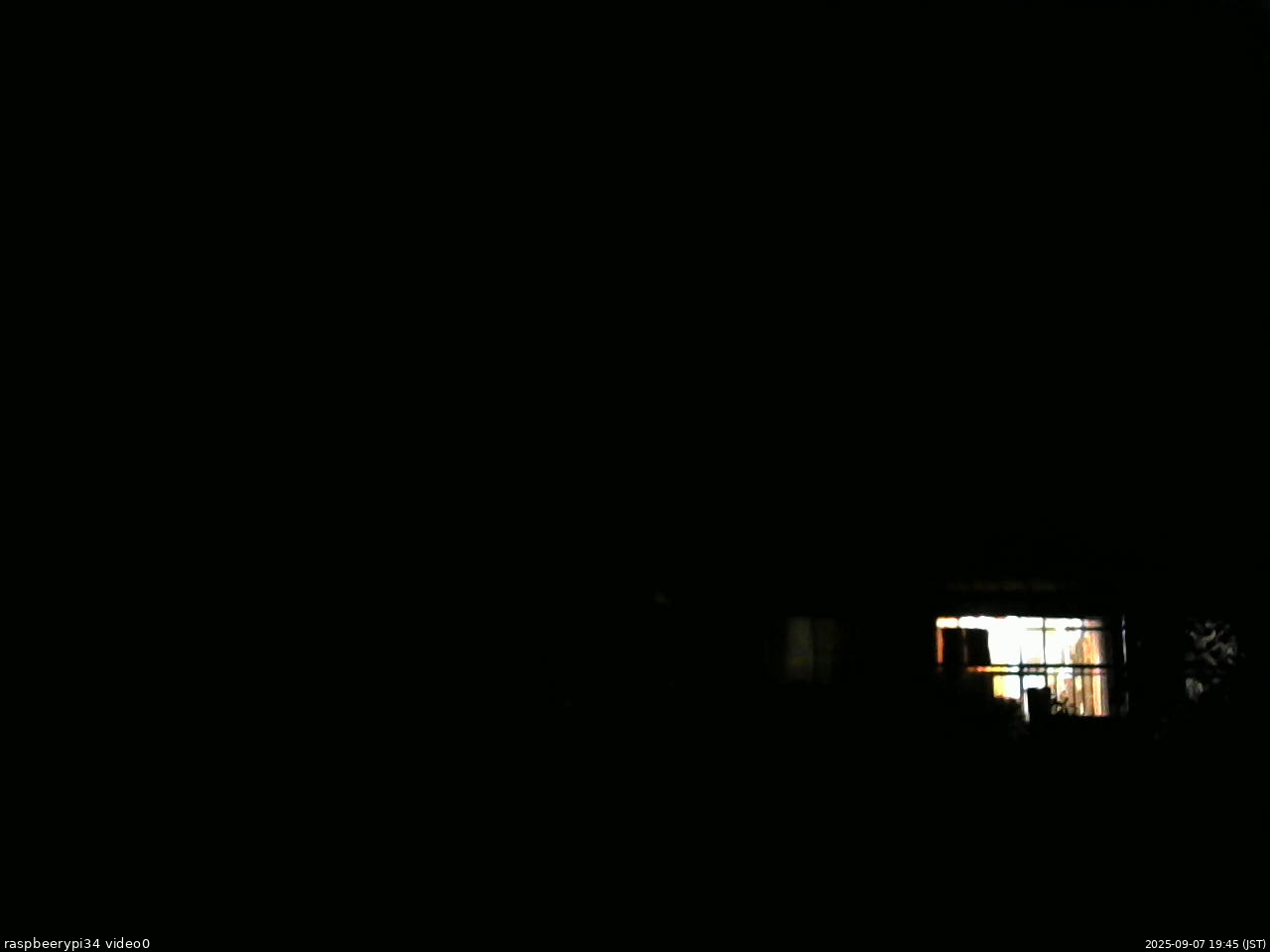 長野県菅平高原 ゆたか山荘 西側(坂上) 2025/09/07 19:45