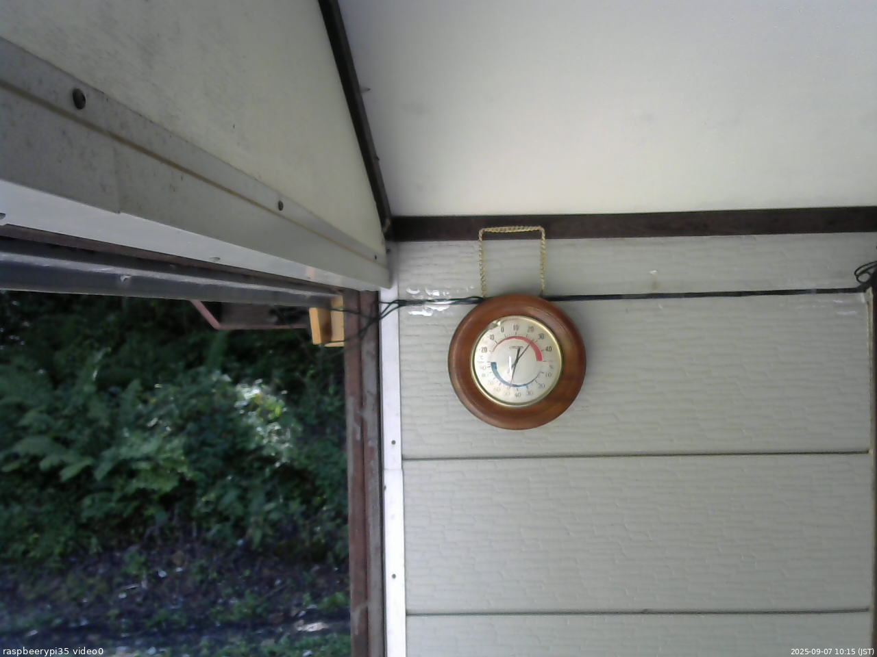 長野県菅平高原 ゆたか山荘 温度計 2025/09/07 10:15