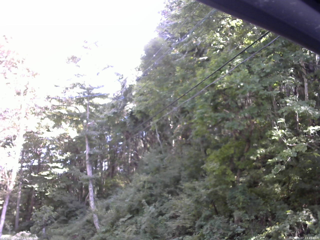 長野県菅平高原 ゆたか山荘 東側上空 2025/09/07 13:45