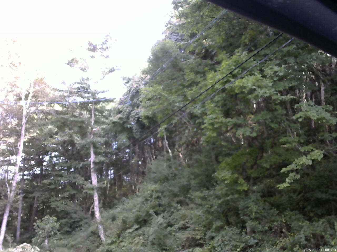 長野県菅平高原 ゆたか山荘 東側上空 2025/09/07 16:00