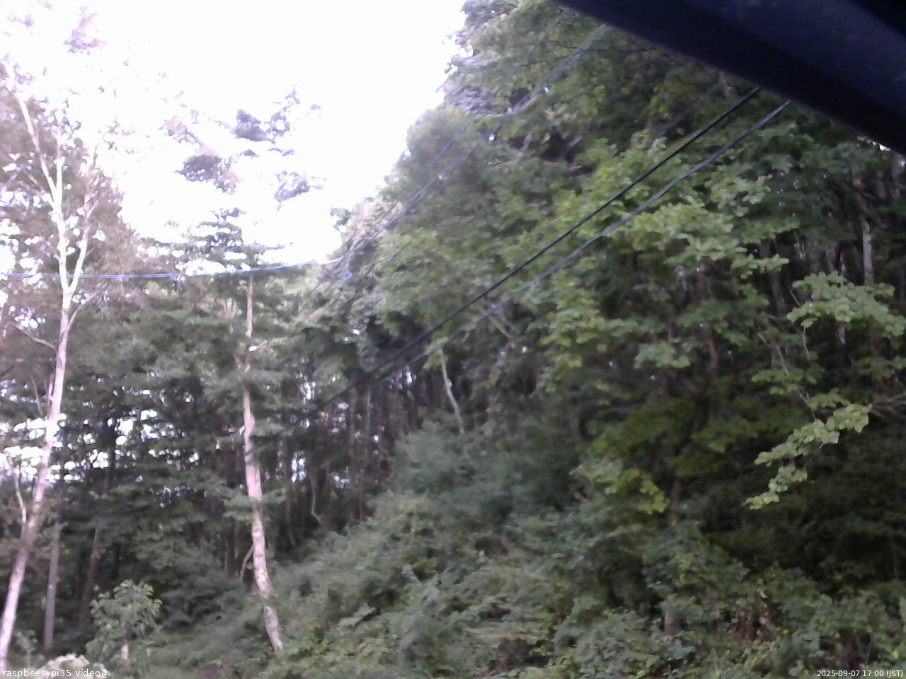 長野県菅平高原 ゆたか山荘 東側上空 2025/09/07 17:00