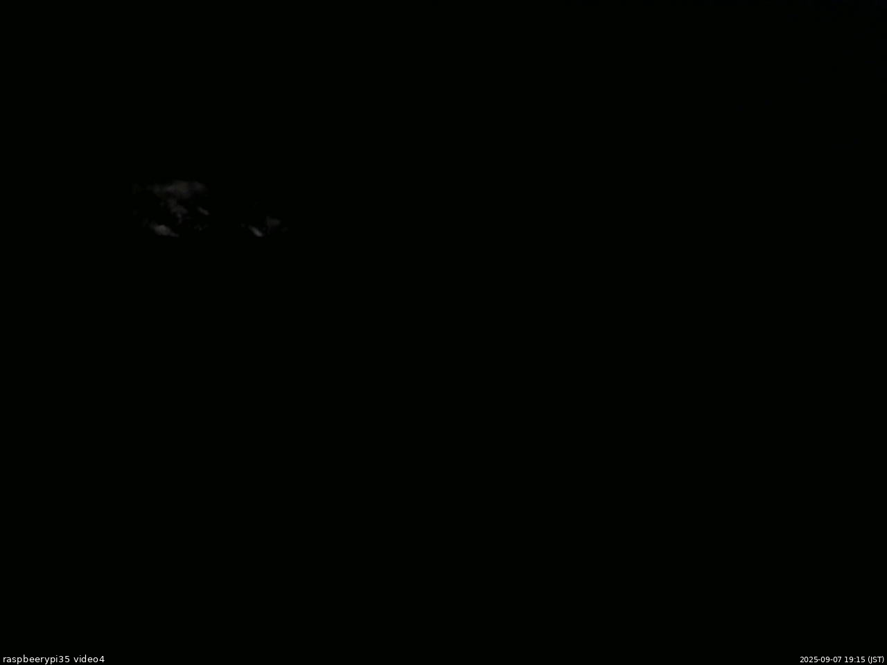 長野県菅平高原 ゆたか山荘 東側上空 2025/09/07 19:15