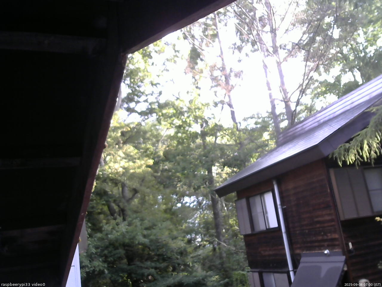 長野県菅平高原 ゆたか山荘 北側 2025/09/08 07:00