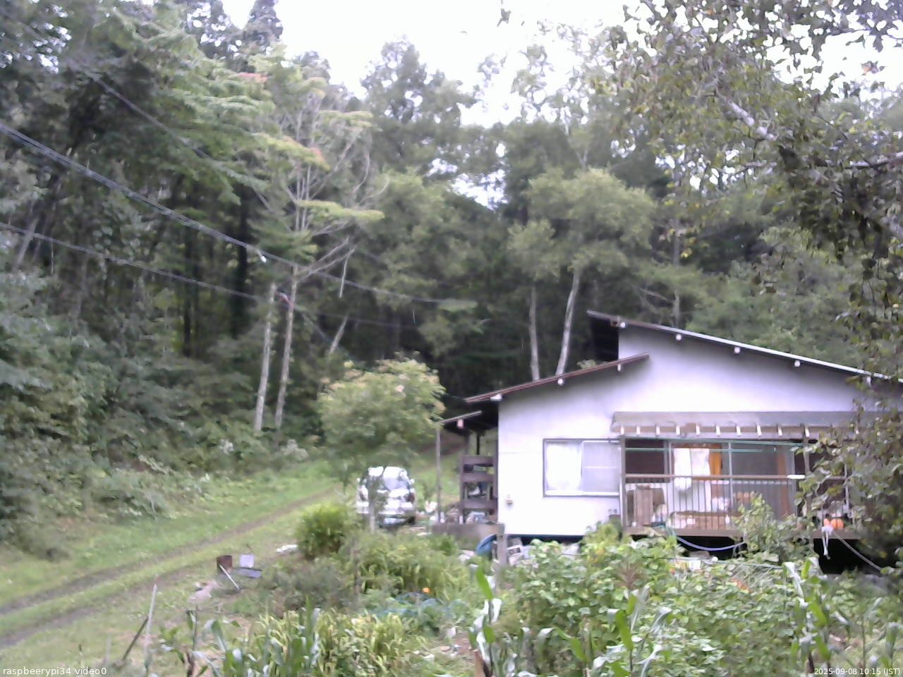 長野県菅平高原 ゆたか山荘 西側(坂上) 2025/09/08 10:15