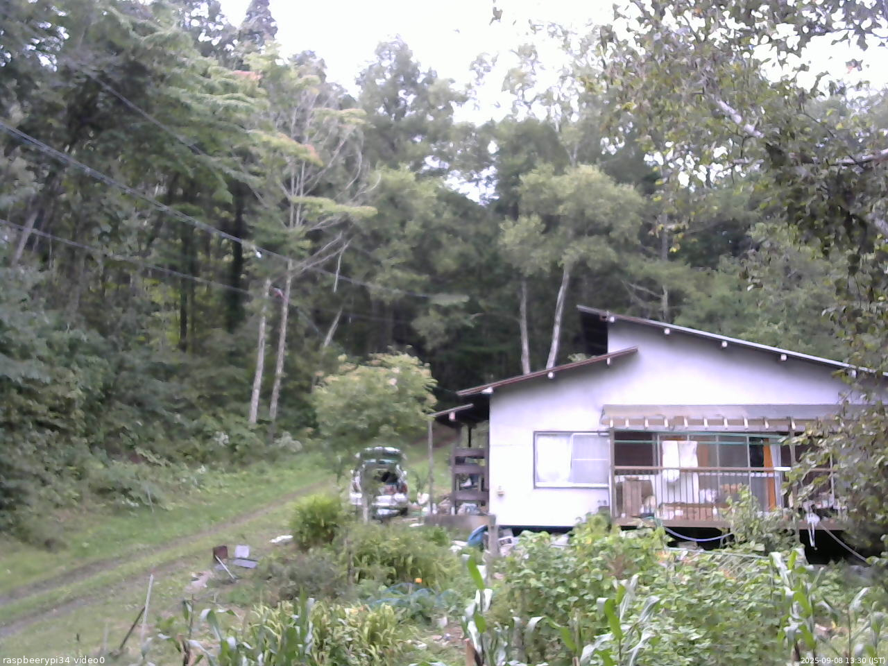 長野県菅平高原 ゆたか山荘 西側(坂上) 2025/09/08 13:30