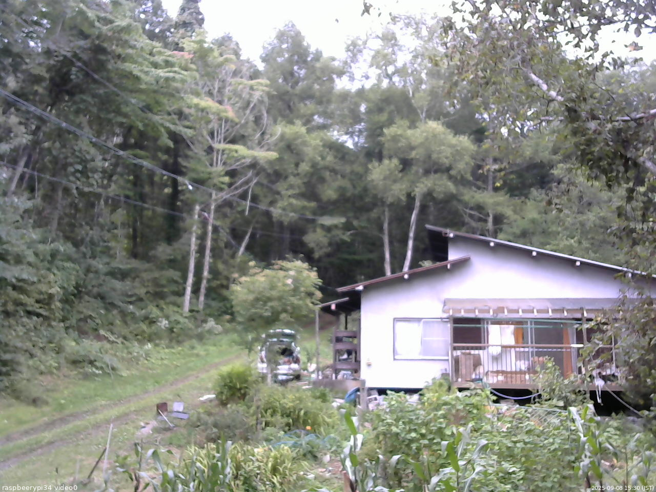 長野県菅平高原 ゆたか山荘 西側(坂上) 2025/09/08 15:30