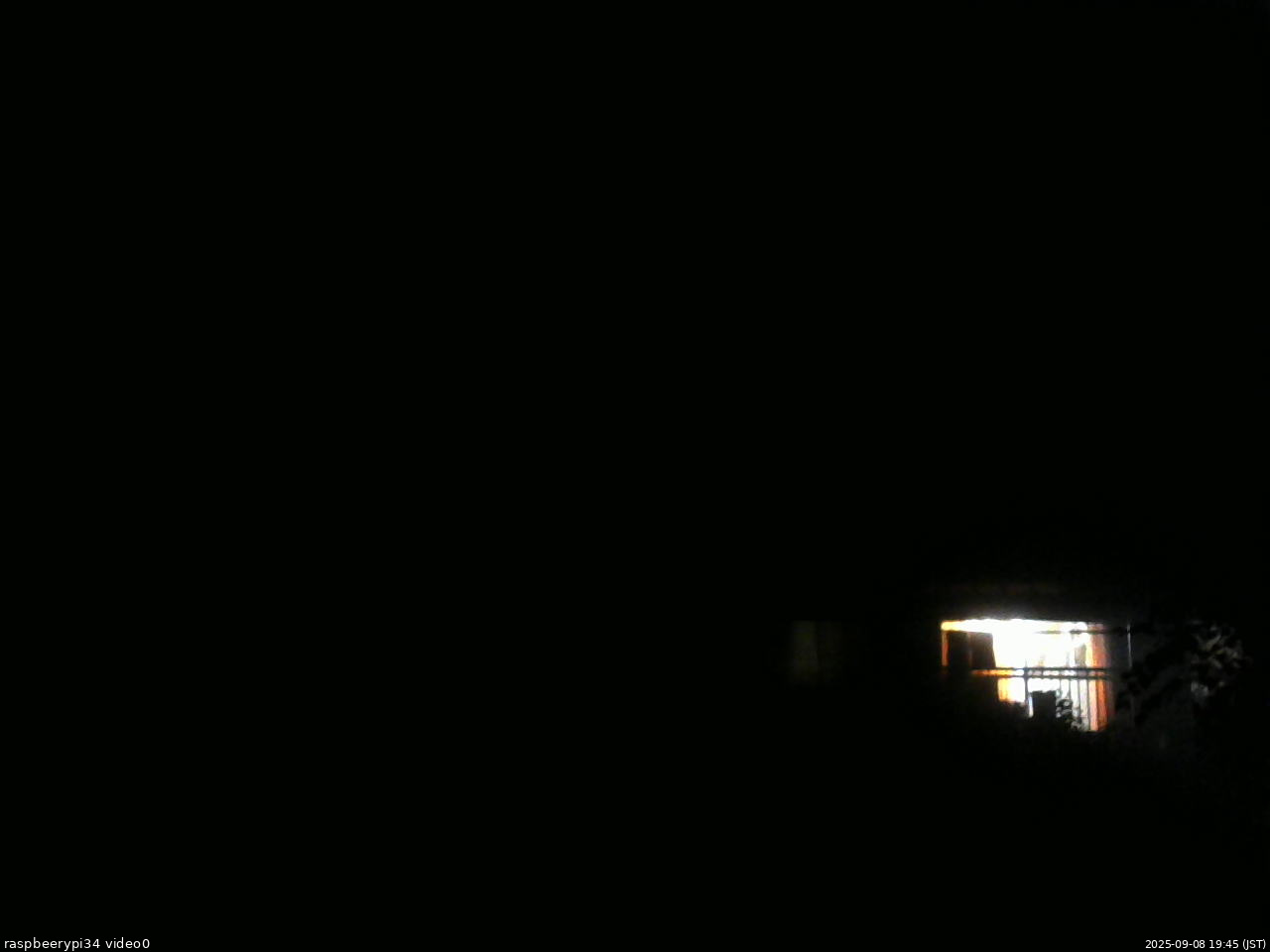 長野県菅平高原 ゆたか山荘 西側(坂上) 2025/09/08 19:45