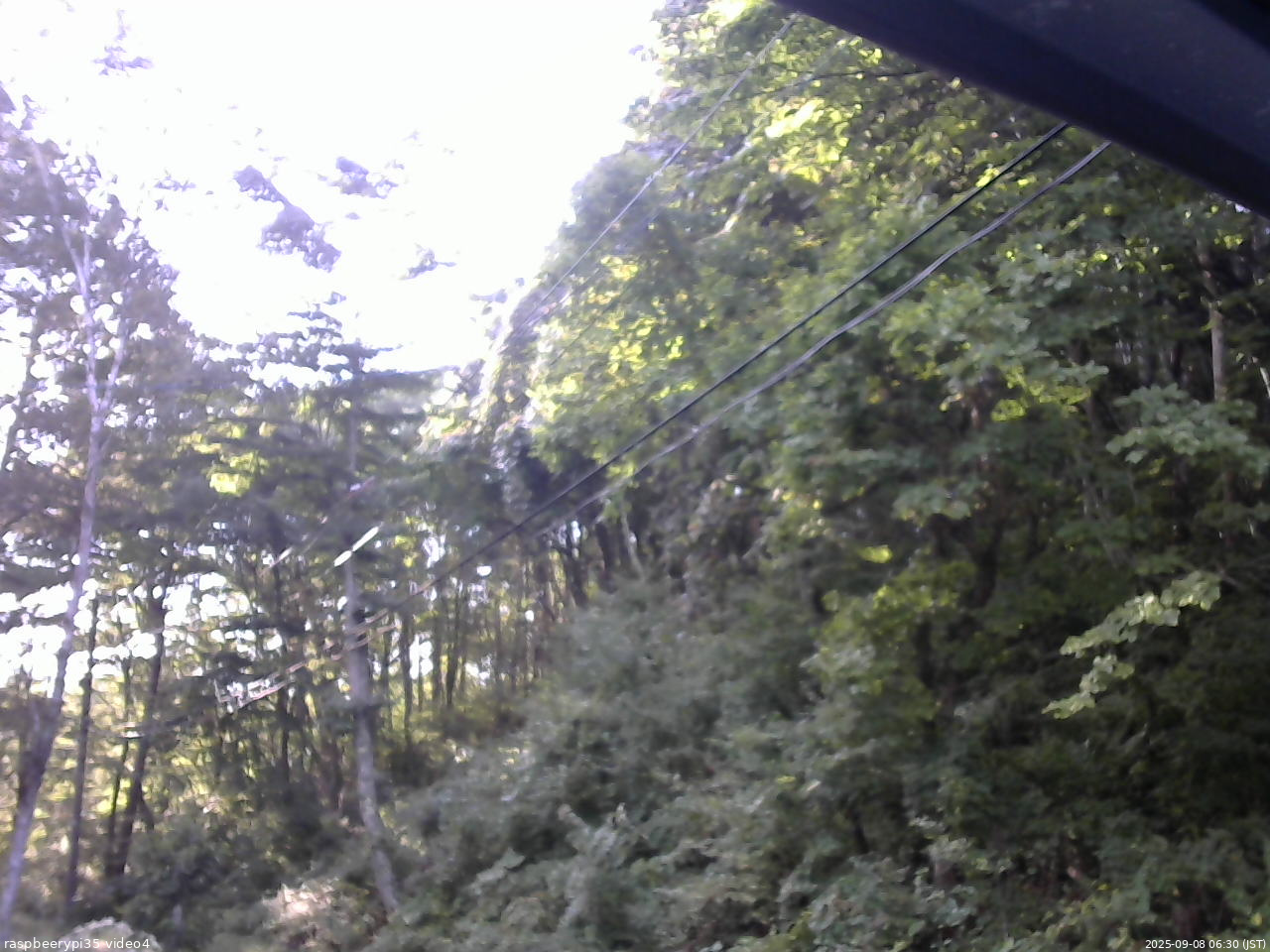 長野県菅平高原 ゆたか山荘 東側上空 2025/09/08 06:30