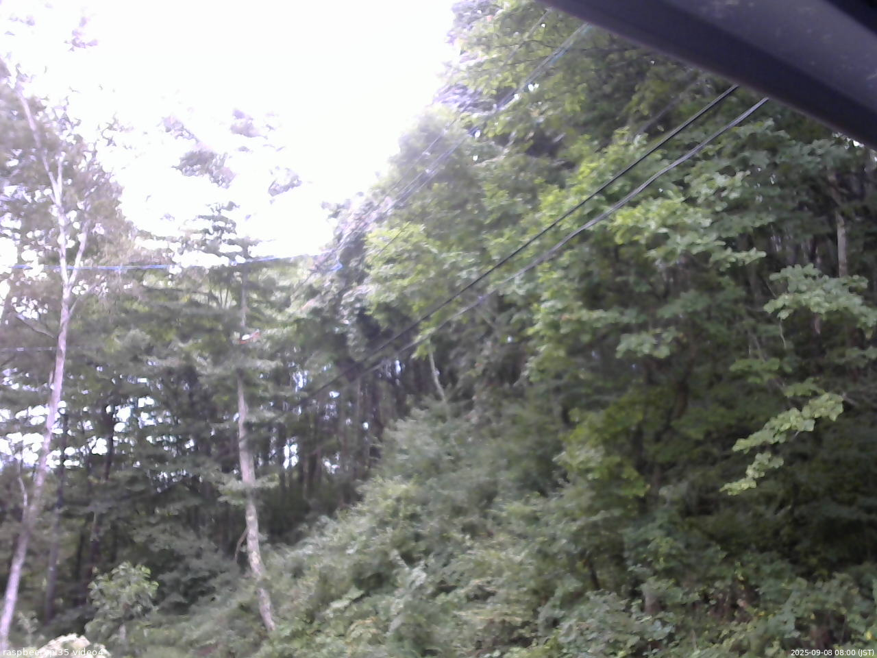 長野県菅平高原 ゆたか山荘 東側上空 2025/09/08 08:00