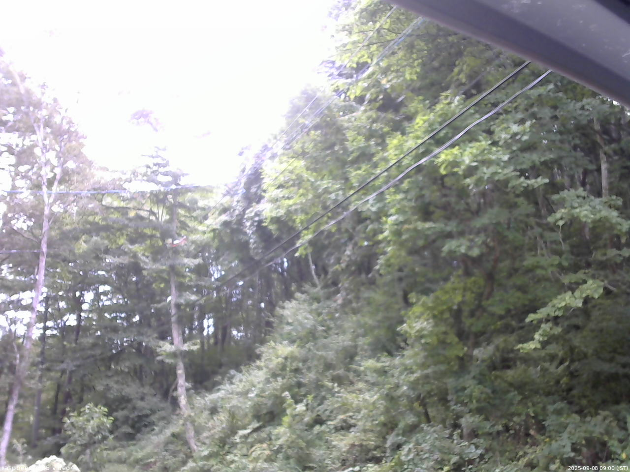 長野県菅平高原 ゆたか山荘 東側上空 2025/09/08 09:00