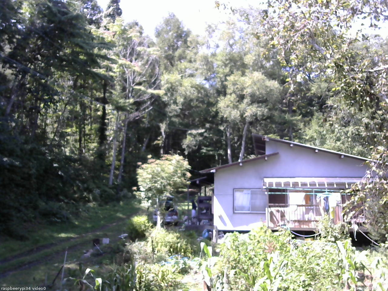 長野県菅平高原 ゆたか山荘 西側(坂上) 2025/09/09 11:00