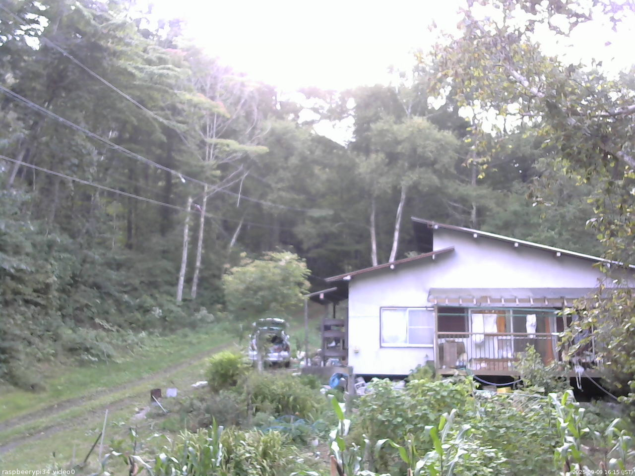 長野県菅平高原 ゆたか山荘 西側(坂上) 2025/09/09 16:15