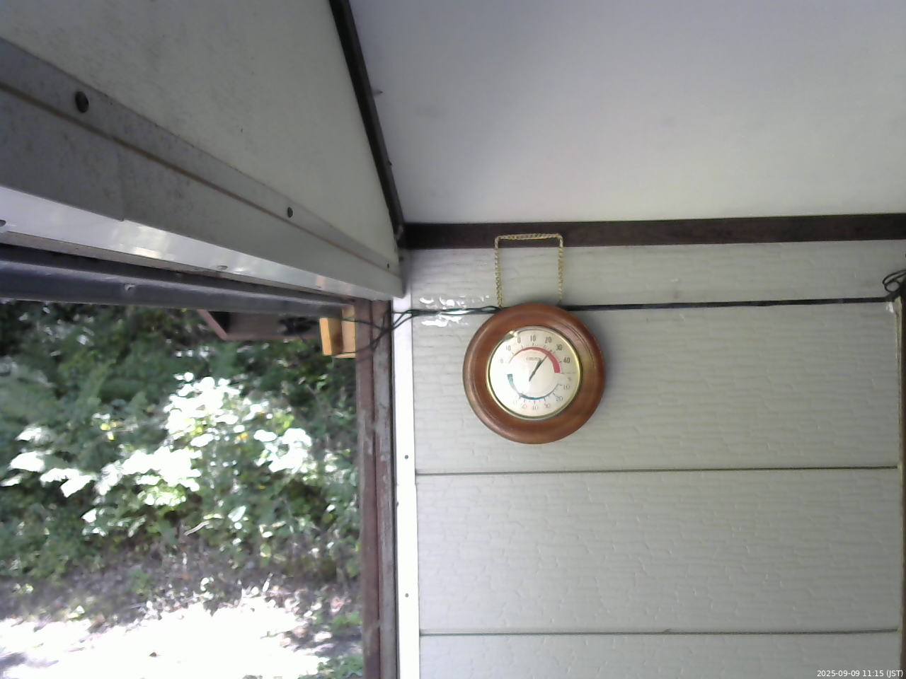 長野県菅平高原 ゆたか山荘 温度計 2025/09/09 11:15