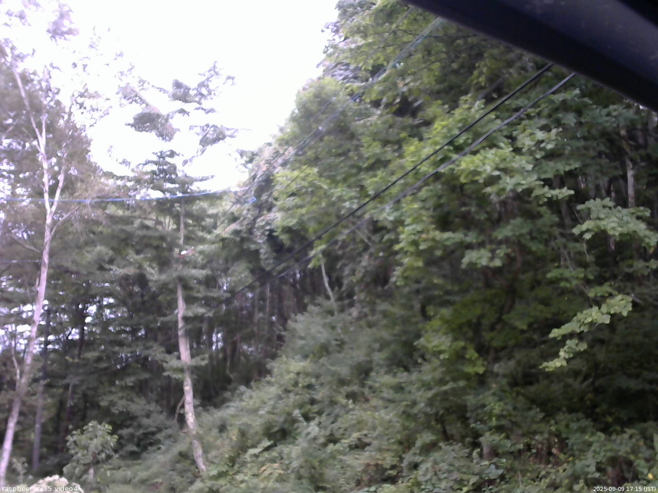 長野県菅平高原 ゆたか山荘 東側上空 2025/09/09 17:15