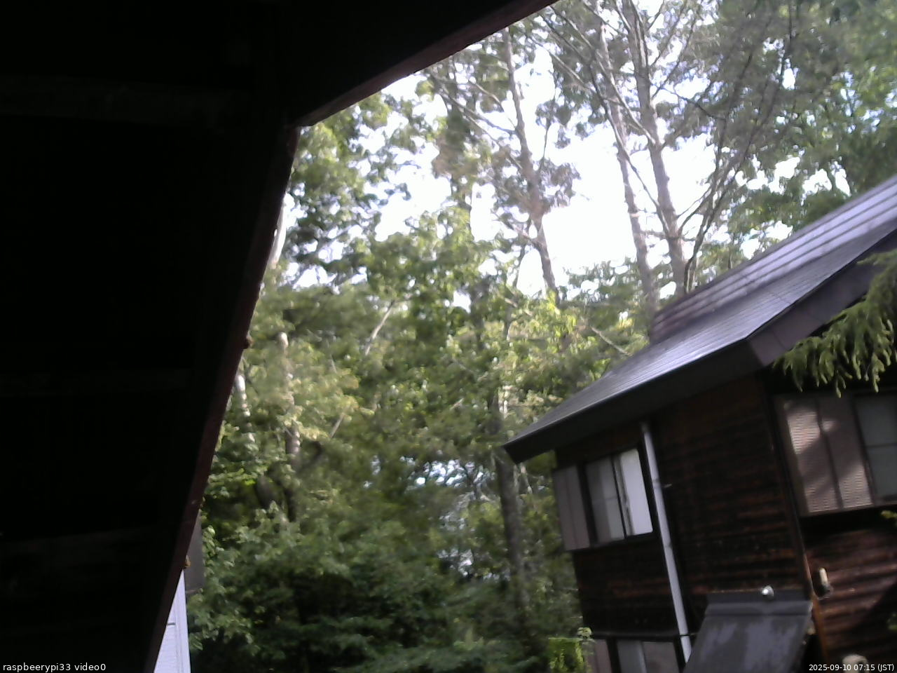 長野県菅平高原 ゆたか山荘 北側 2025/09/10 07:15