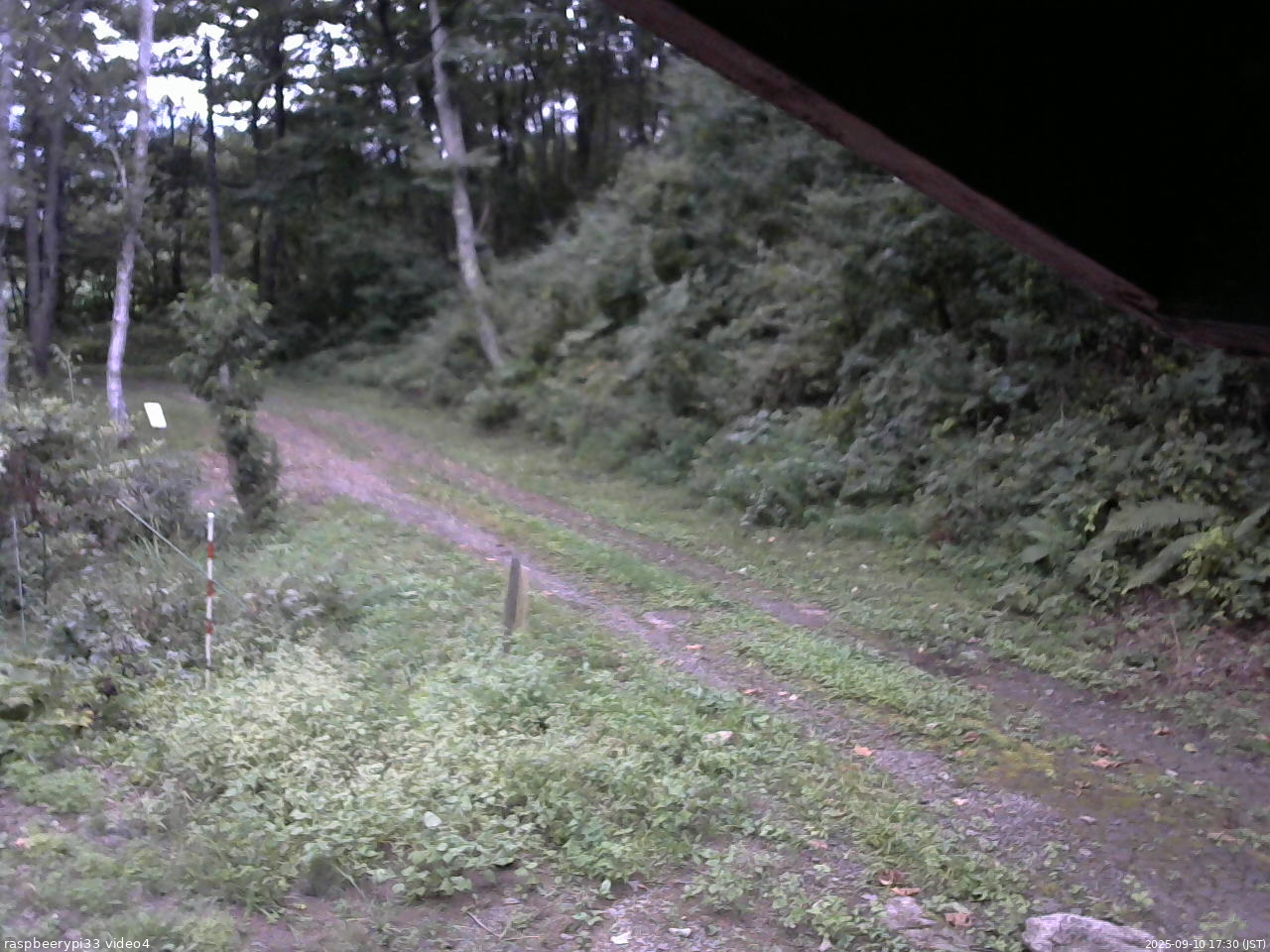 長野県菅平高原 ゆたか山荘 東側(坂下) 2025/09/10 17:30