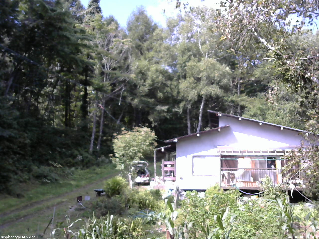 長野県菅平高原 ゆたか山荘 西側(坂上) 2025/09/10 09:45