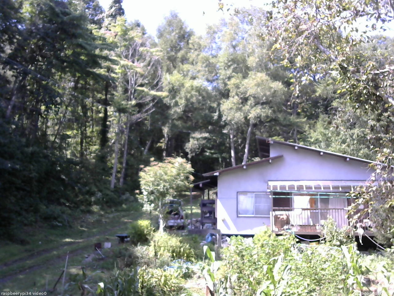 長野県菅平高原 ゆたか山荘 西側(坂上) 2025/09/10 11:00