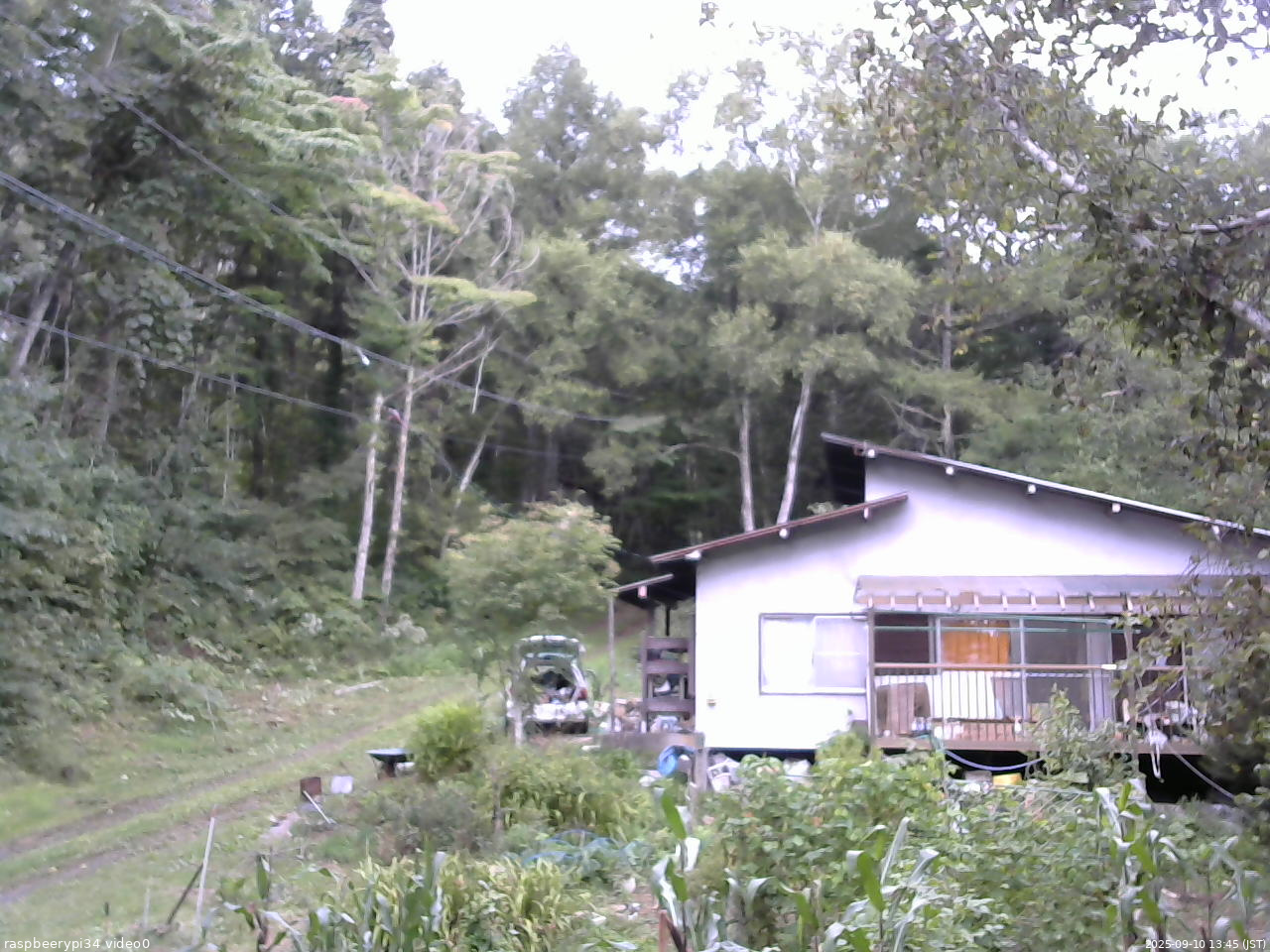 長野県菅平高原 ゆたか山荘 西側(坂上) 2025/09/10 13:45