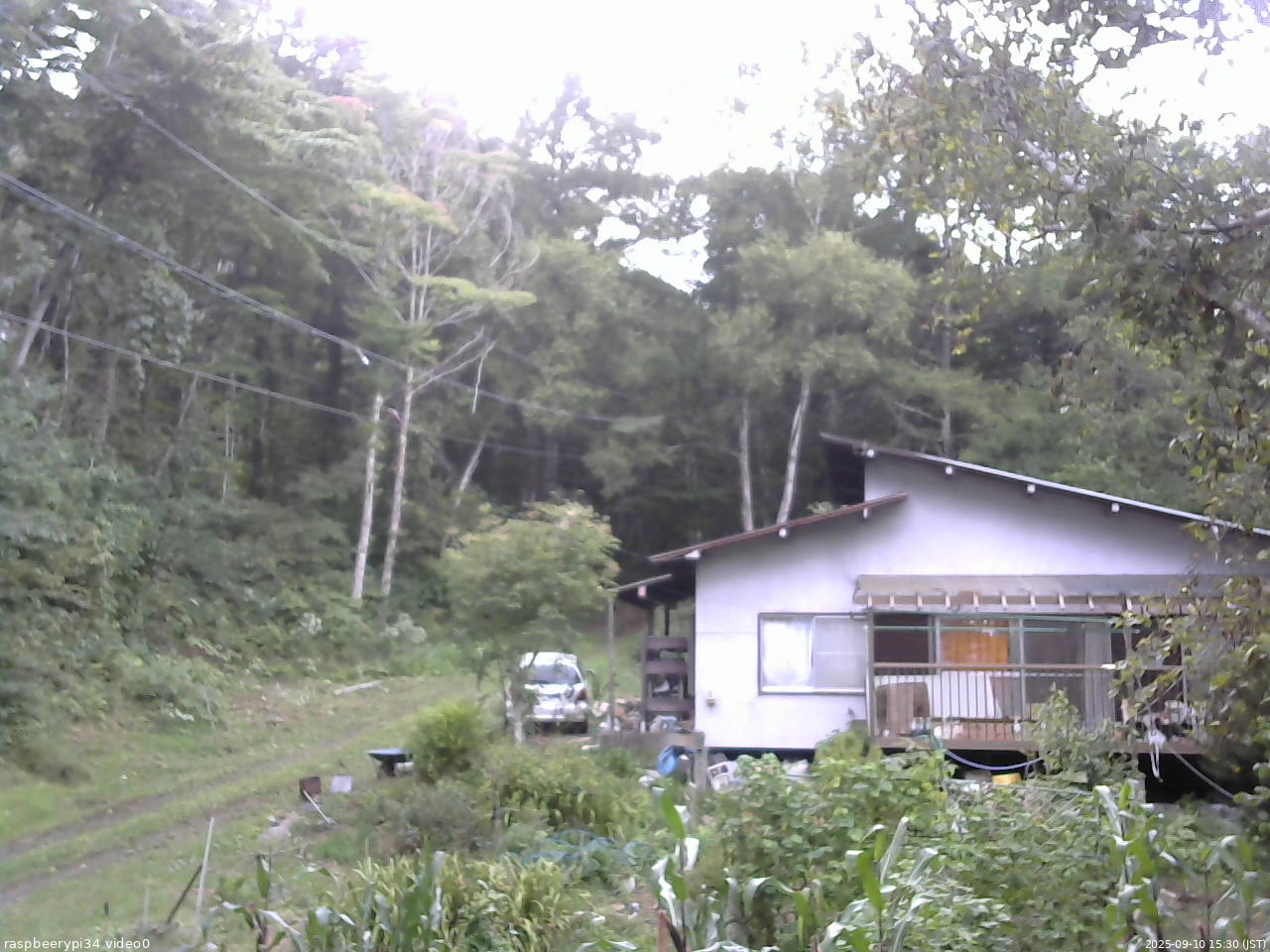 長野県菅平高原 ゆたか山荘 西側(坂上) 2025/09/10 15:30