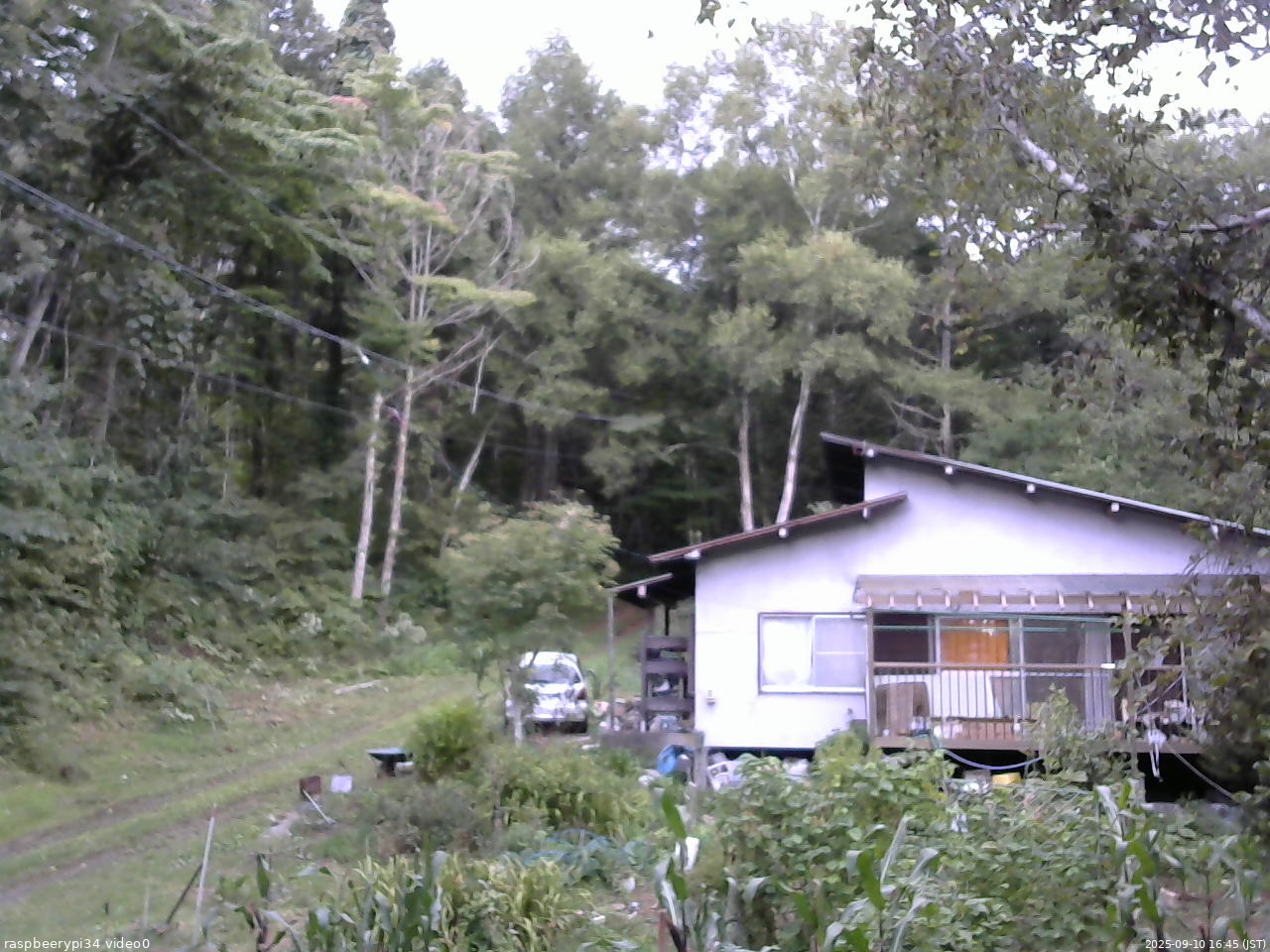 長野県菅平高原 ゆたか山荘 西側(坂上) 2025/09/10 16:45