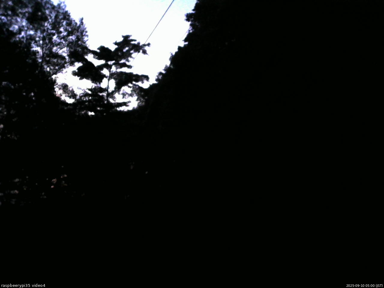 長野県菅平高原 ゆたか山荘 東側上空 2025/09/10 05:00