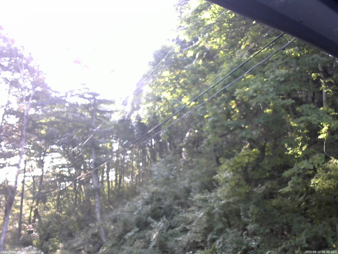 長野県菅平高原 ゆたか山荘 東側上空 2025/09/10 06:45