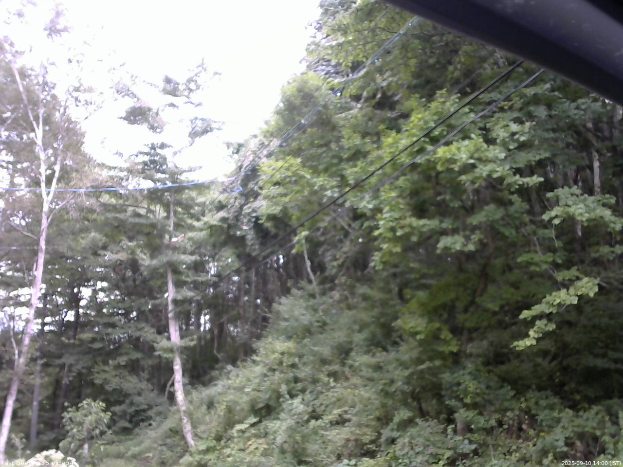 長野県菅平高原 ゆたか山荘 東側上空 2025/09/10 14:00