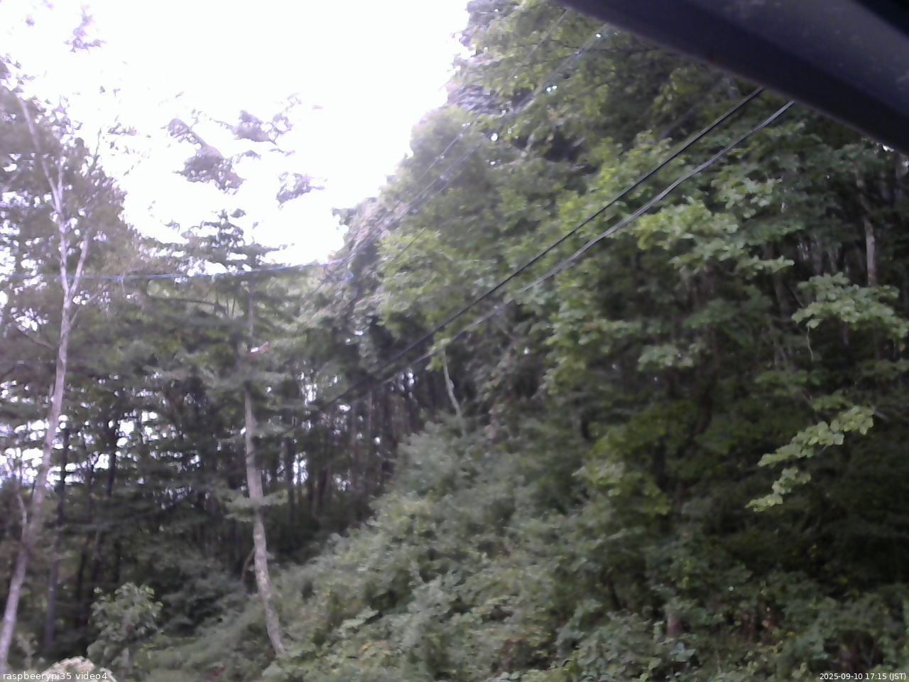 長野県菅平高原 ゆたか山荘 東側上空 2025/09/10 17:15