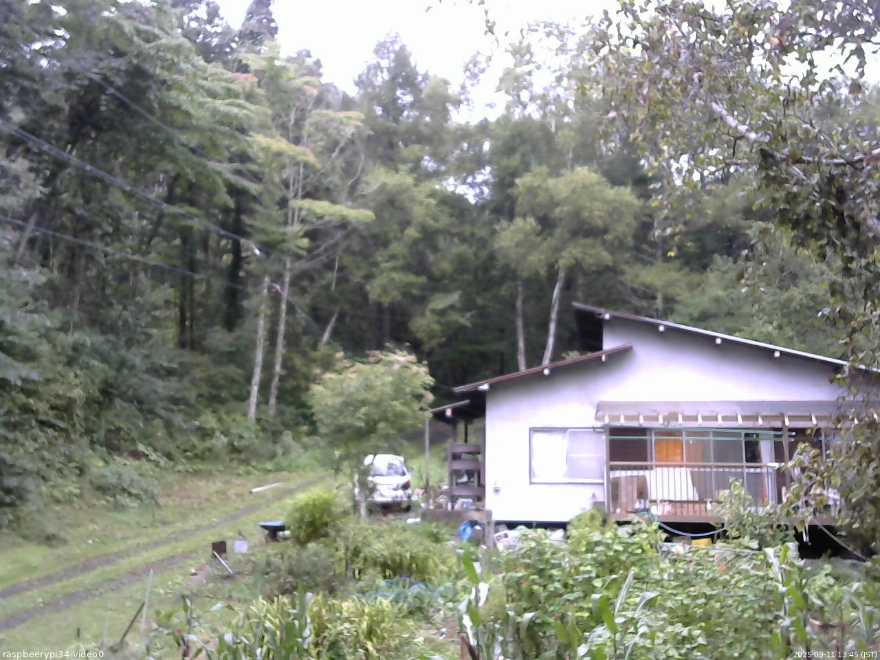長野県菅平高原 ゆたか山荘 西側(坂上) 2025/09/11 13:45