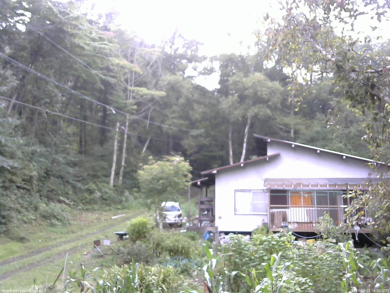 長野県菅平高原 ゆたか山荘 西側(坂上) 2025/09/11 16:30