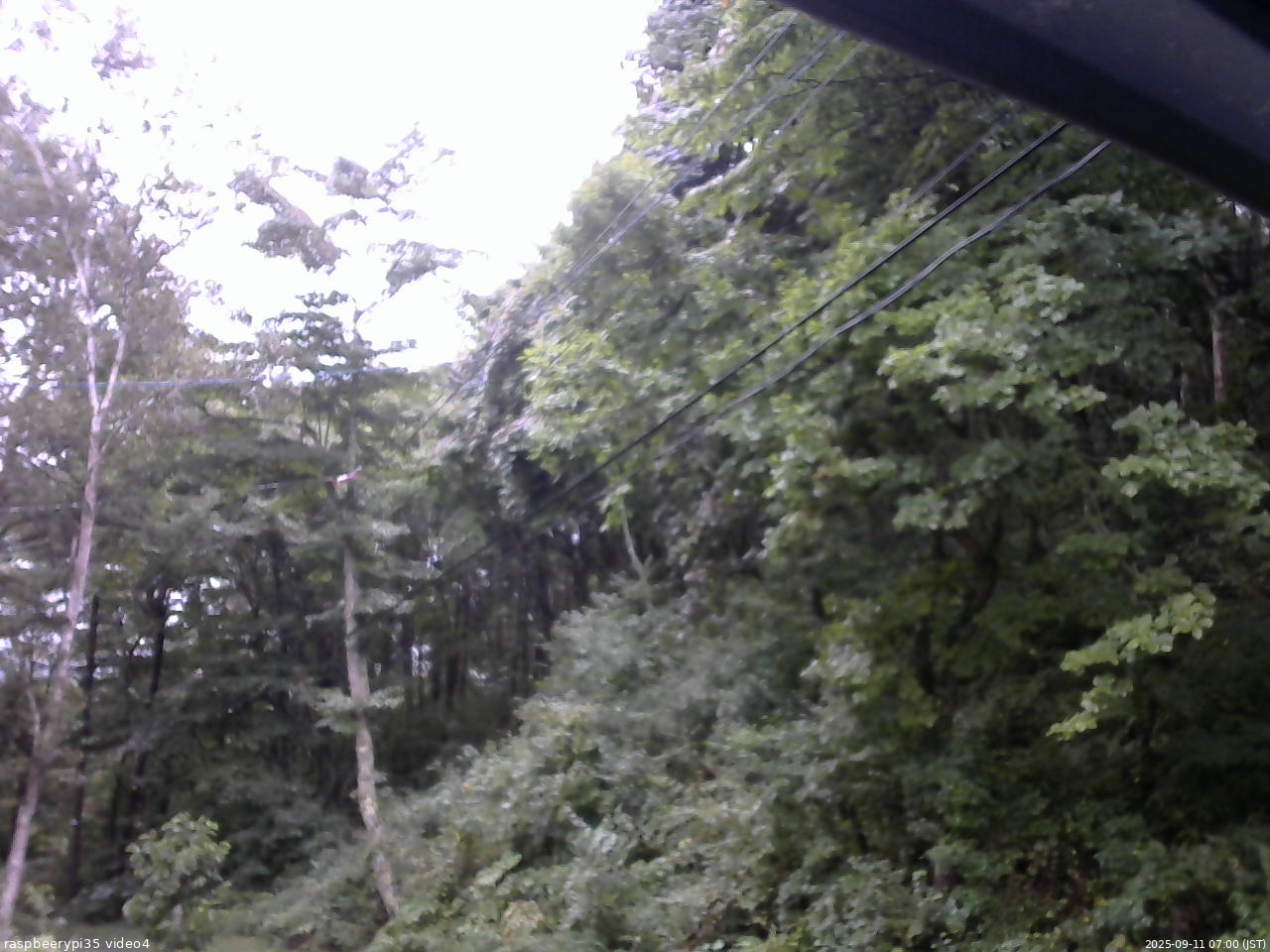 長野県菅平高原 ゆたか山荘 東側上空 2025/09/11 07:00