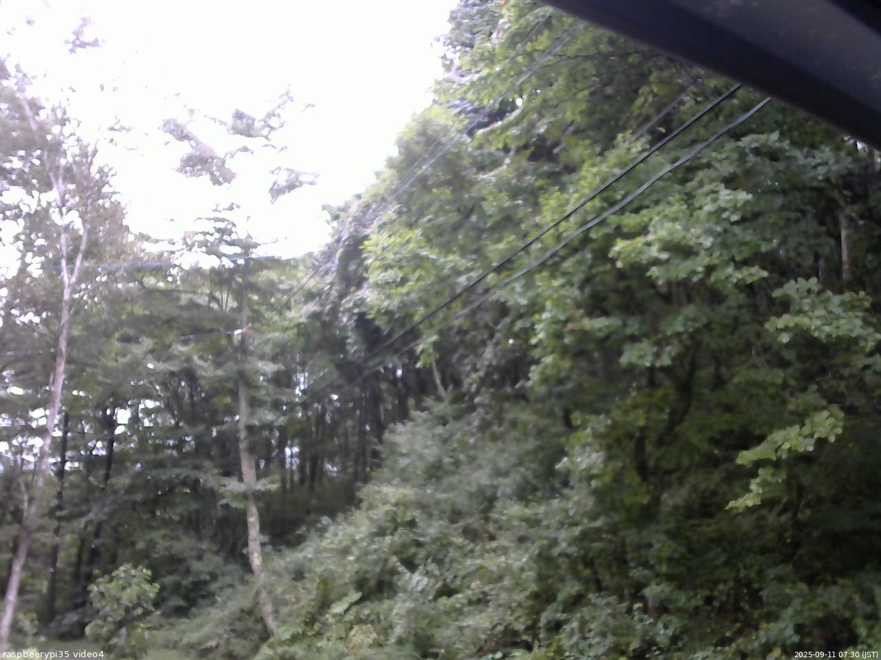長野県菅平高原 ゆたか山荘 東側上空 2025/09/11 07:30