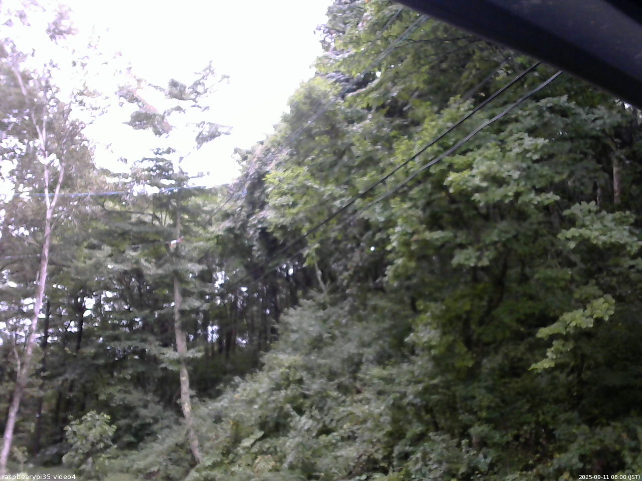 長野県菅平高原 ゆたか山荘 東側上空 2025/09/11 08:00