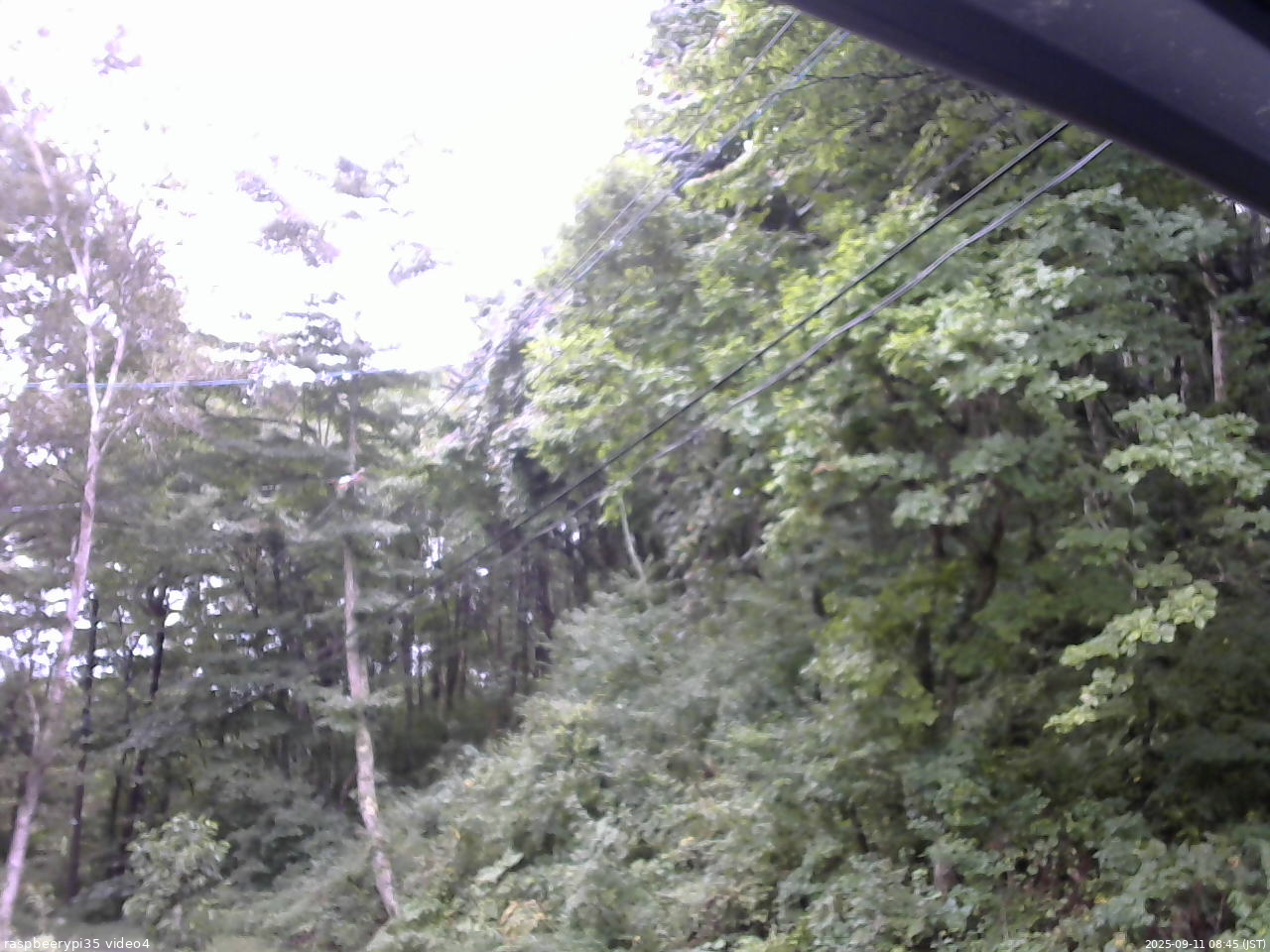 長野県菅平高原 ゆたか山荘 東側上空 2025/09/11 08:45