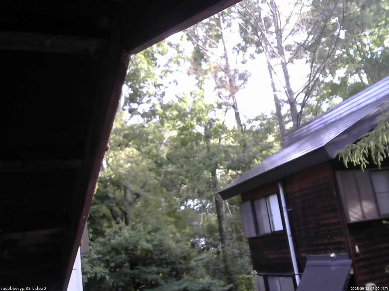 長野県菅平高原 ゆたか山荘 北側 2025/09/12 07:00