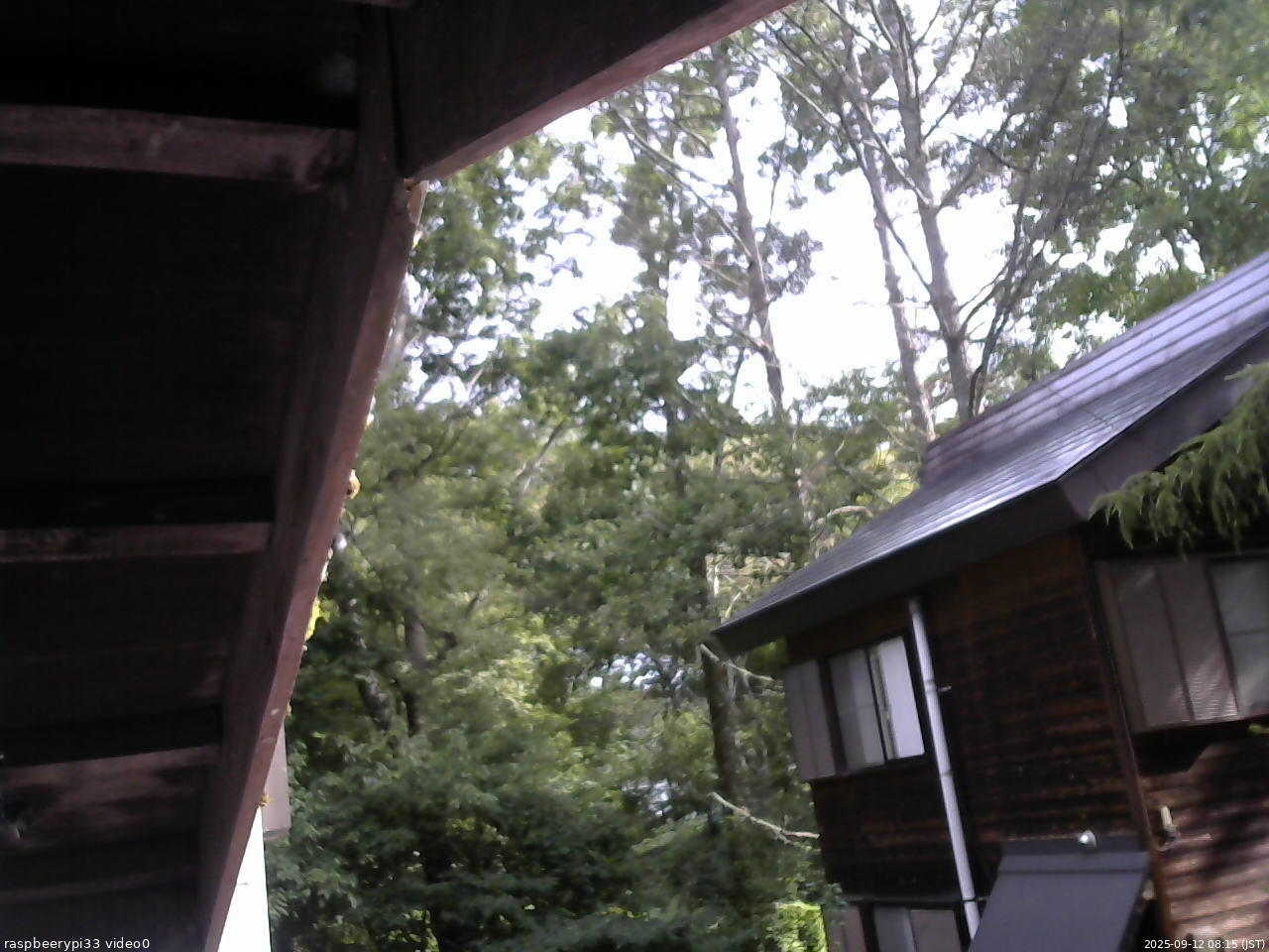 長野県菅平高原 ゆたか山荘 北側 2025/09/12 08:15