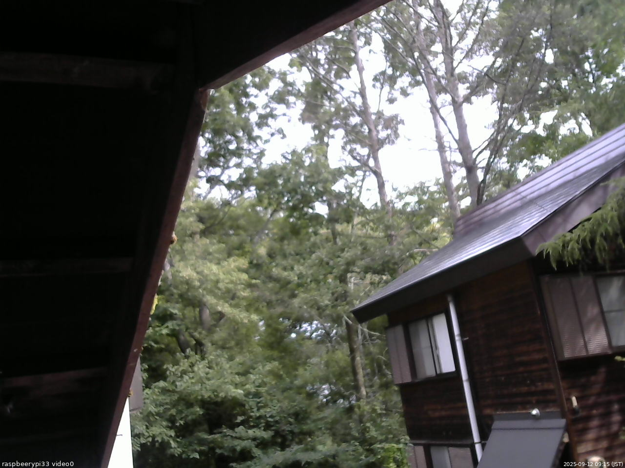 長野県菅平高原 ゆたか山荘 北側 2025/09/12 09:15