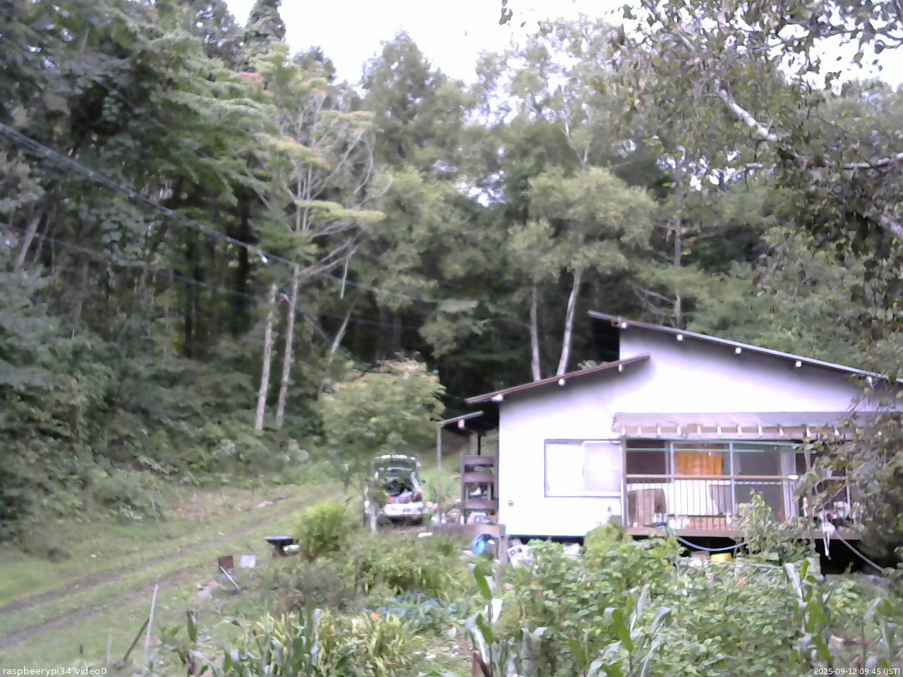 長野県菅平高原 ゆたか山荘 西側(坂上) 2025/09/12 09:45