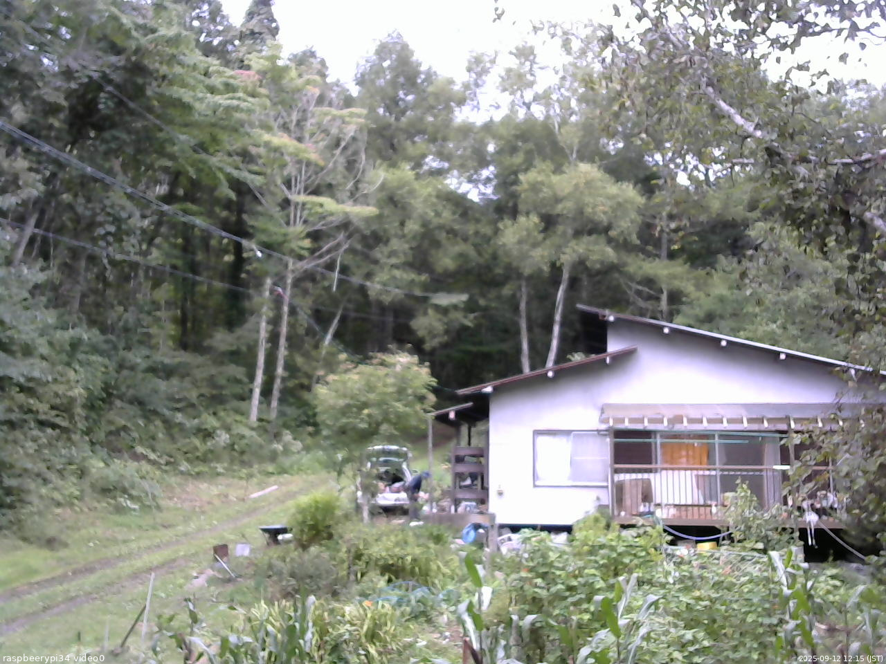 長野県菅平高原 ゆたか山荘 西側(坂上) 2025/09/12 12:15