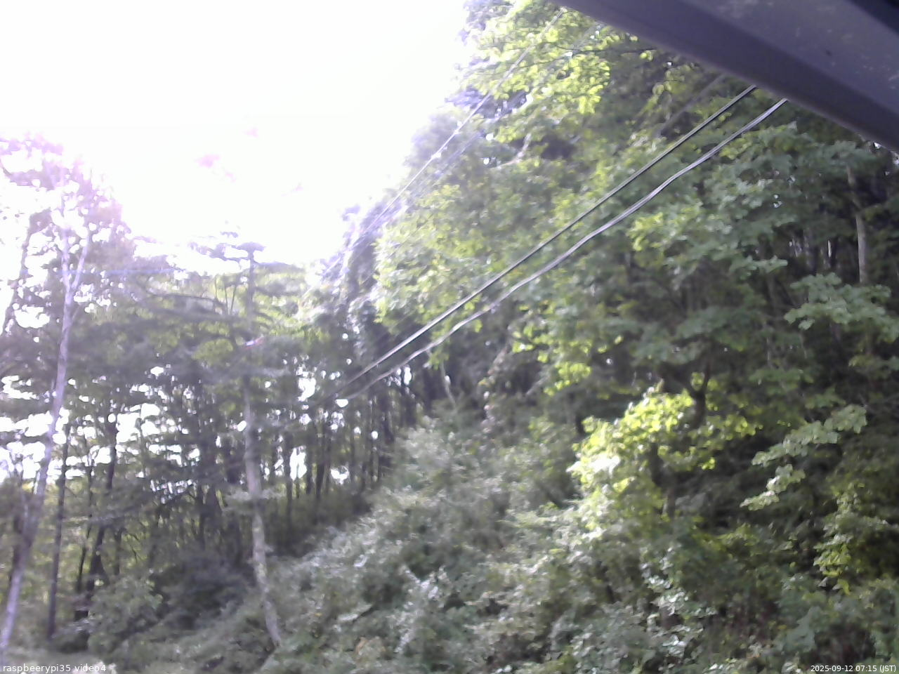 長野県菅平高原 ゆたか山荘 東側上空 2025/09/12 07:15