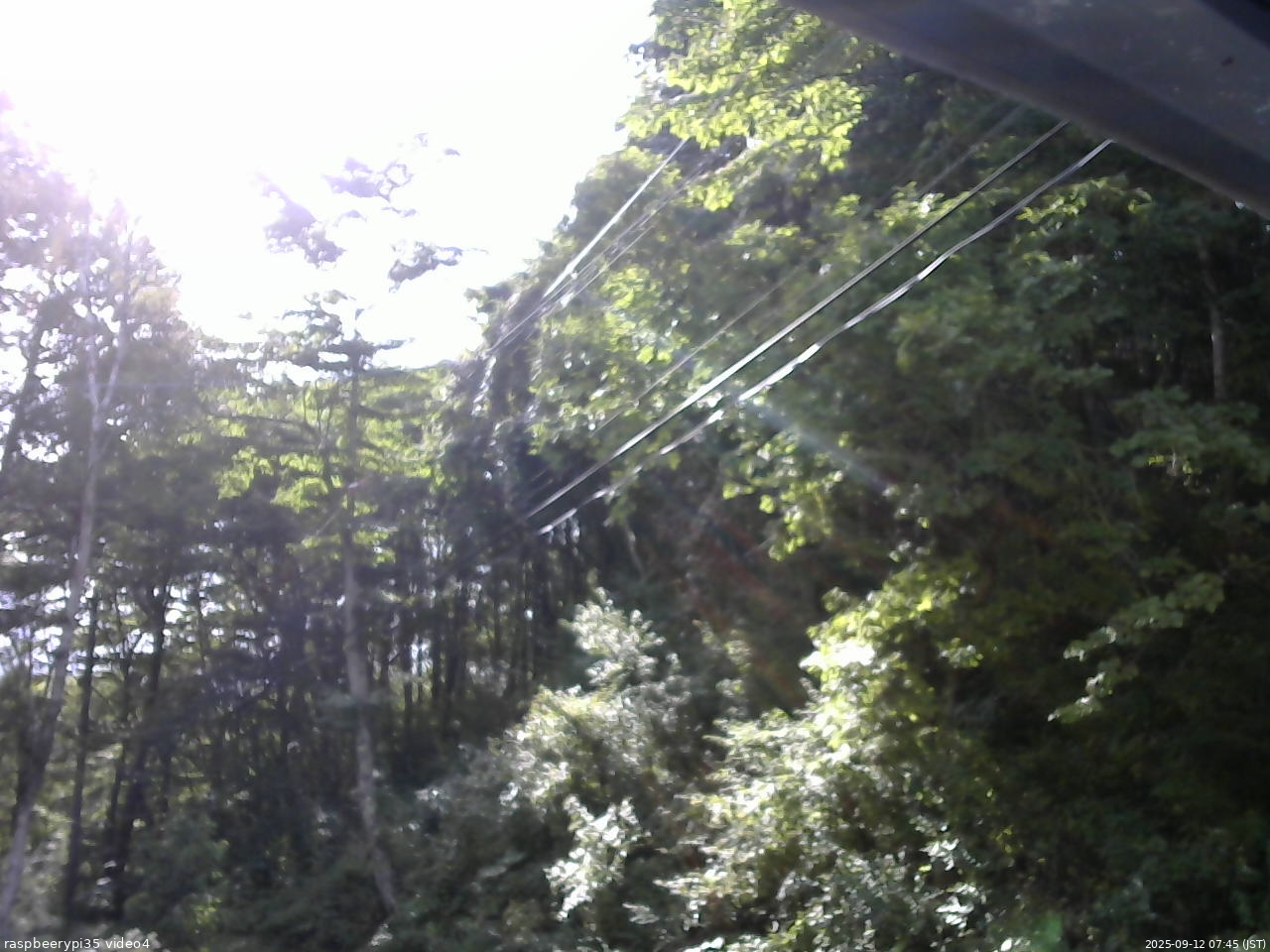 長野県菅平高原 ゆたか山荘 東側上空 2025/09/12 07:45