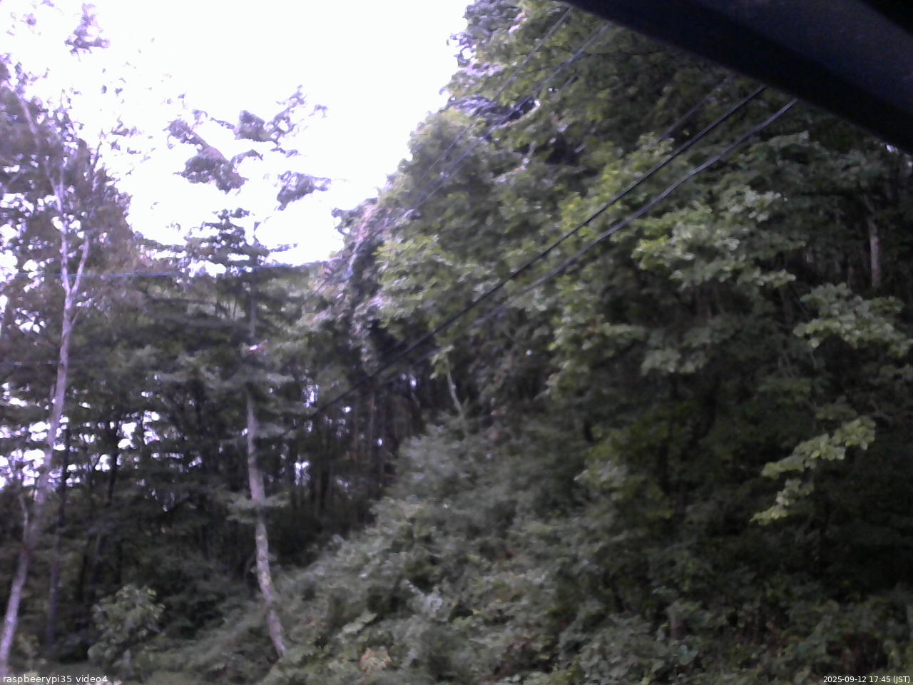 長野県菅平高原 ゆたか山荘 東側上空 2025/09/12 17:45