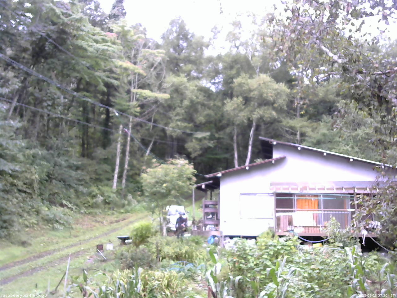 長野県菅平高原 ゆたか山荘 西側(坂上) 2025/09/13 07:30